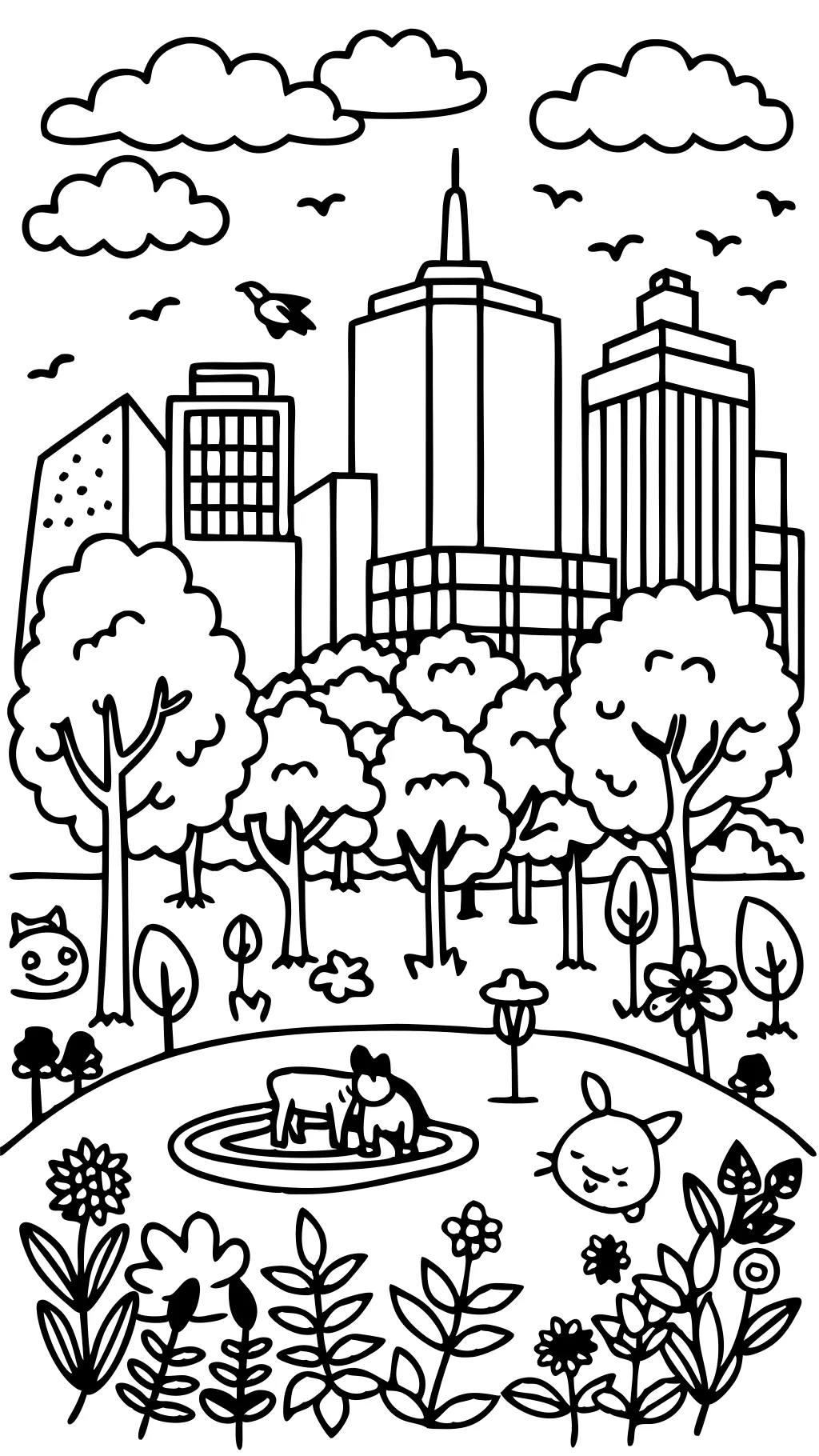 big city greens coloring page